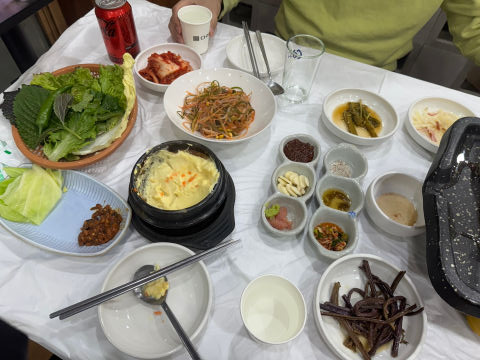 경기 여주 황학산 식당 상차림