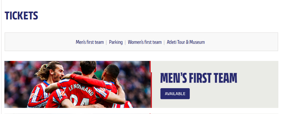 아틀레티코 마드리드 경기 티켓 공식 사이트 멤버십 가입하기