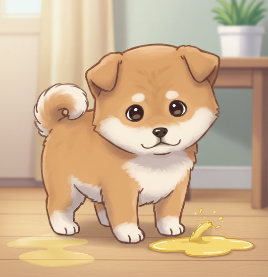 왜 강아지는 소변 실수를 할까?