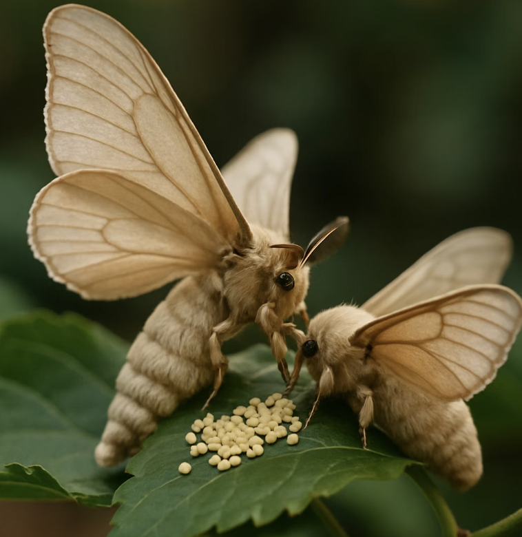 날지 못하는 나방, 성충의 슬픈 사명