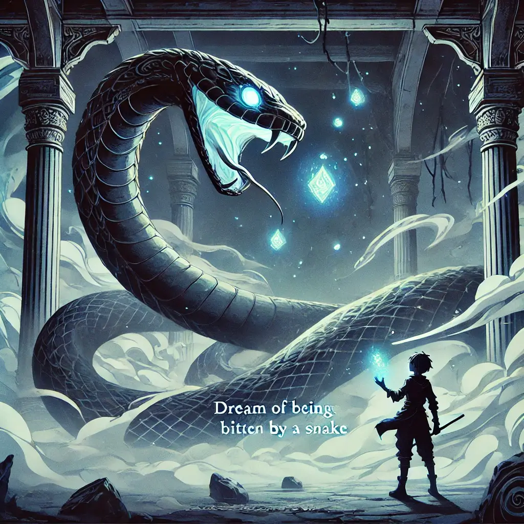 뱀에 손 물리는 꿈 해몽