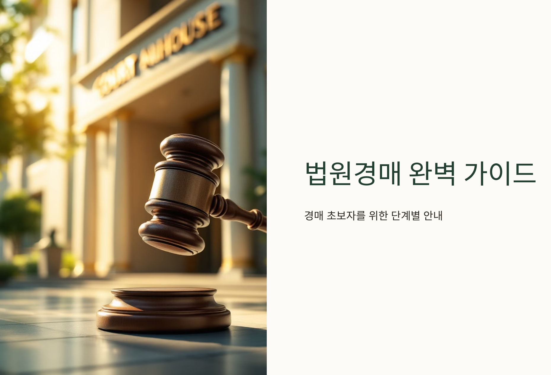 법원 경매 가이드