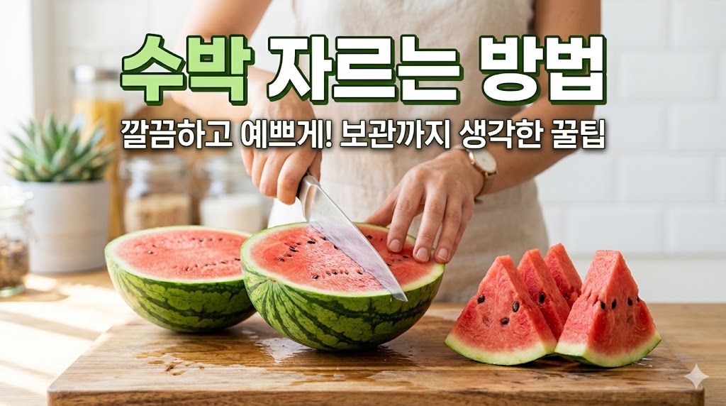 수박 자르는 방법