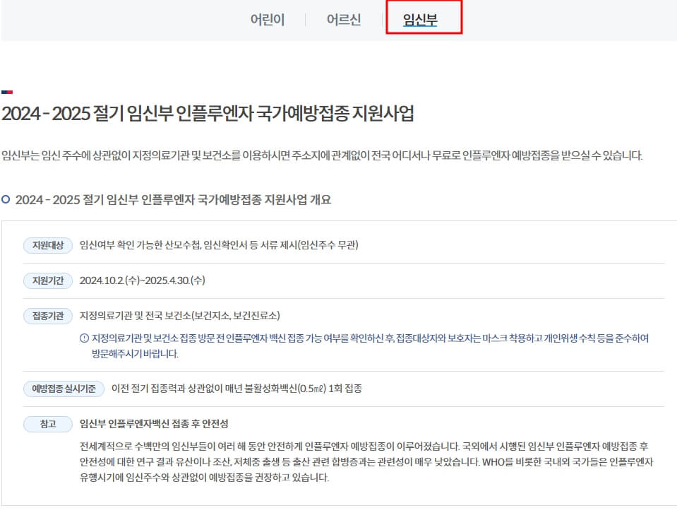 독감 예방