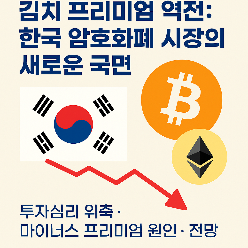 김치 프리미엄 역전?