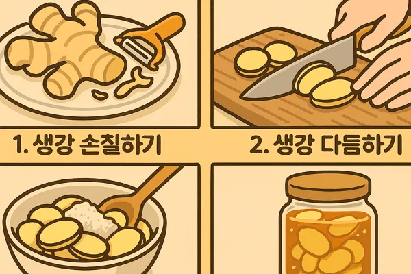 생강청 만드는 법 단계별 초간단 레시피25