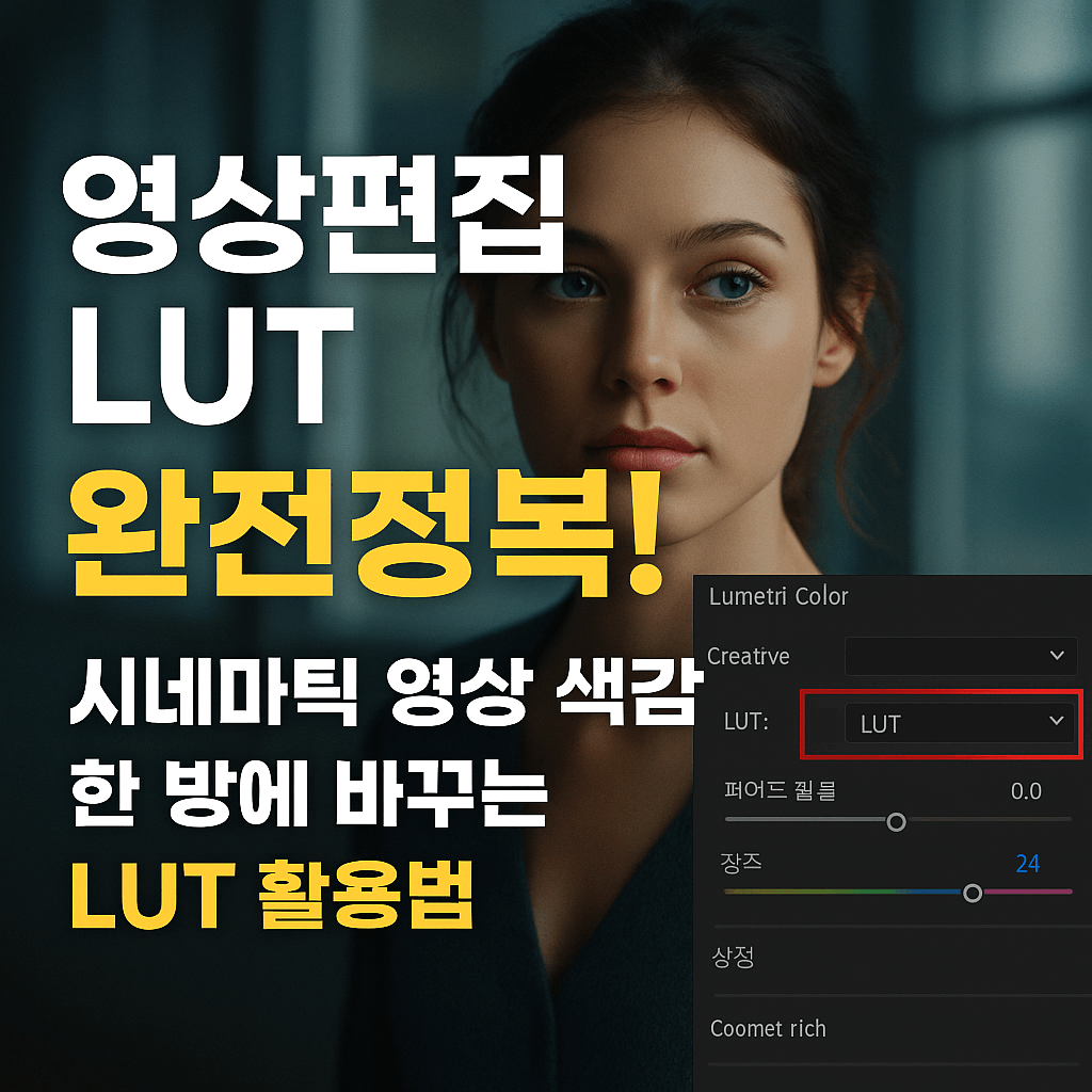 영상편집 LUT 활용법1