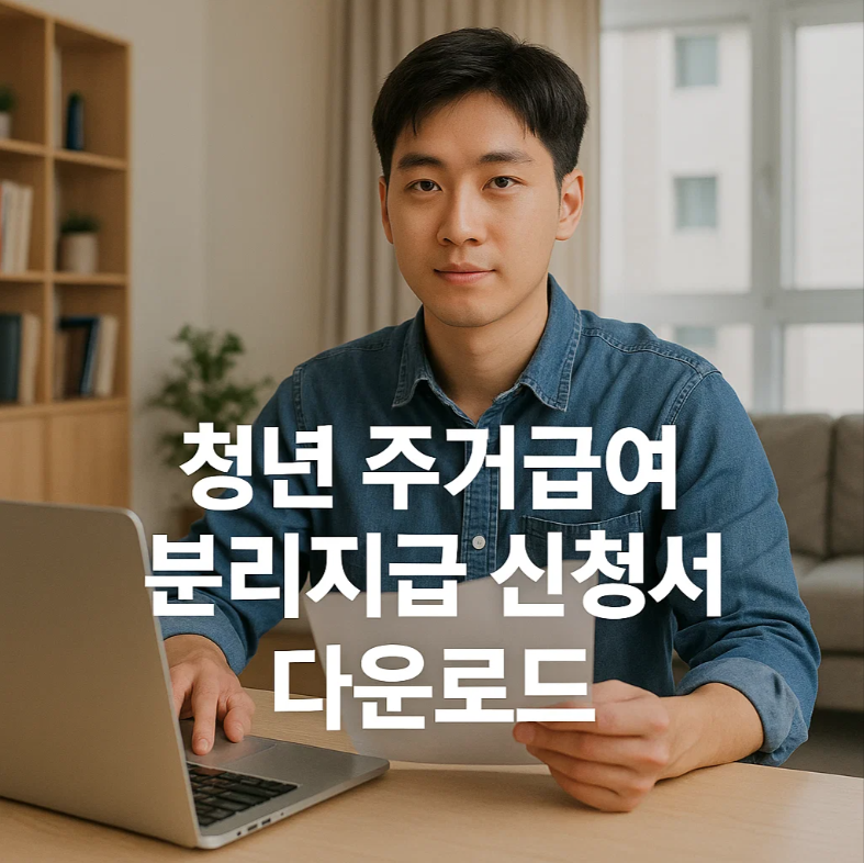 청년 주거급여 신청서