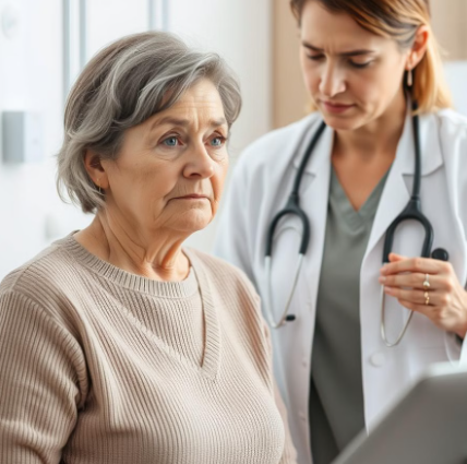 중년 여성에게서 대장암