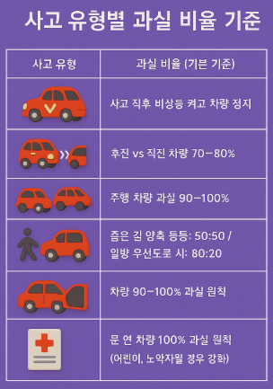 아파트 주차장 교통사고 과실 비율 처리 방법