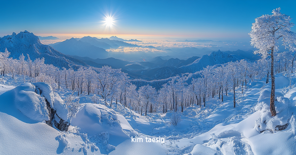 가리산의 사계절