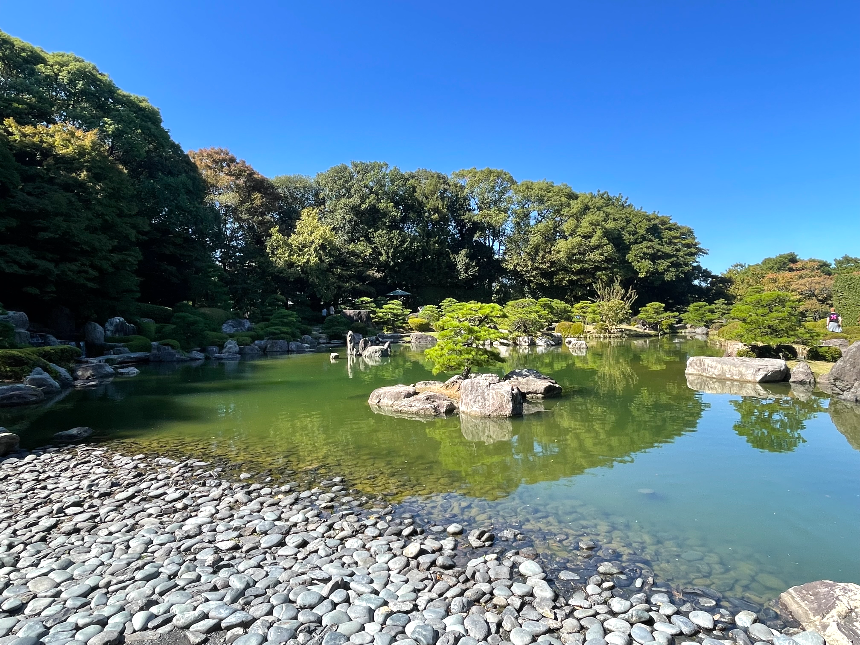 오호리공원 일본정원 연못3