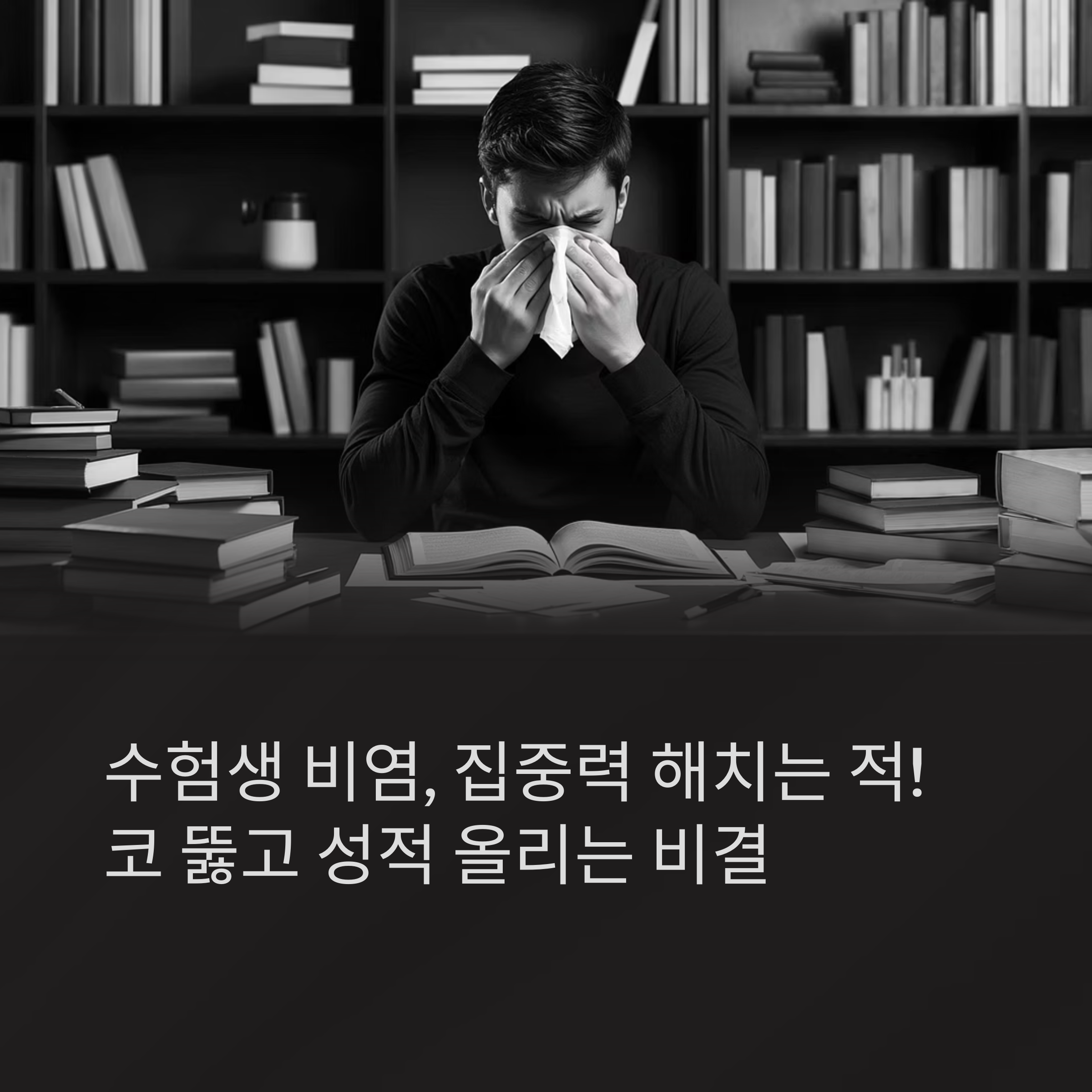 집중력 해치는 적! 코 뚫고 성적 올리는 비결
