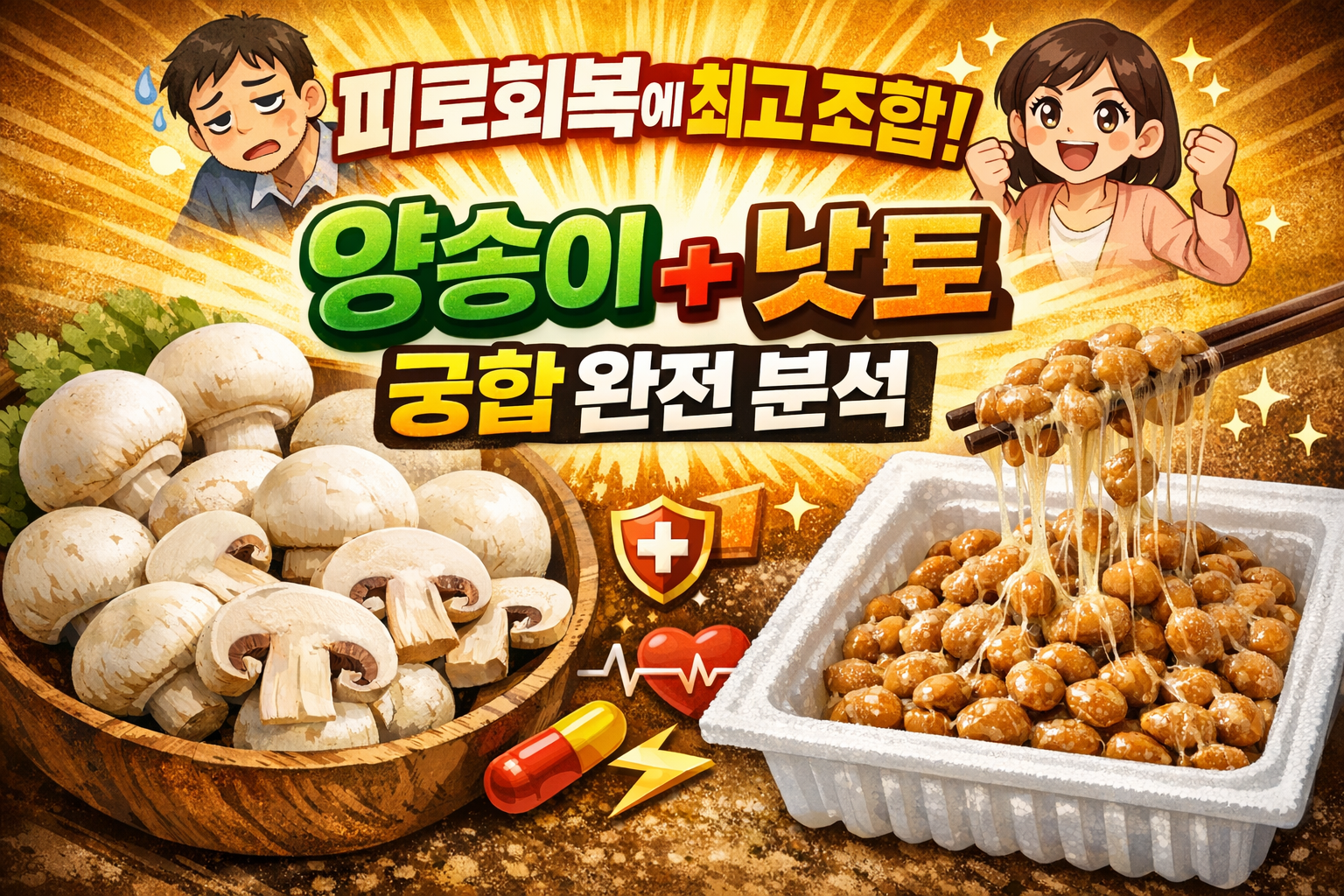 양송이+낫토