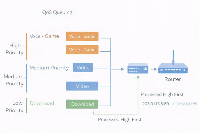 전산학 QoS와 전산학 트래픽 관리: 영상 스트리밍과 게임을 끊김 없이 유지하는 전산학 네트워크 기술