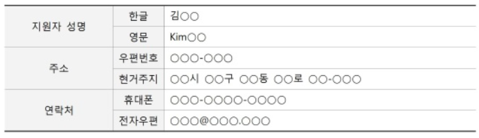 이력서