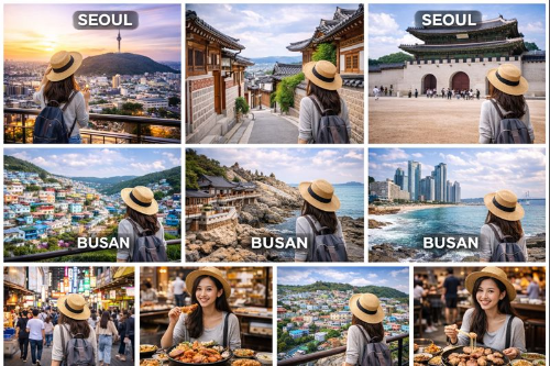 서울/부산 국내여행 (혼자, 여럿)