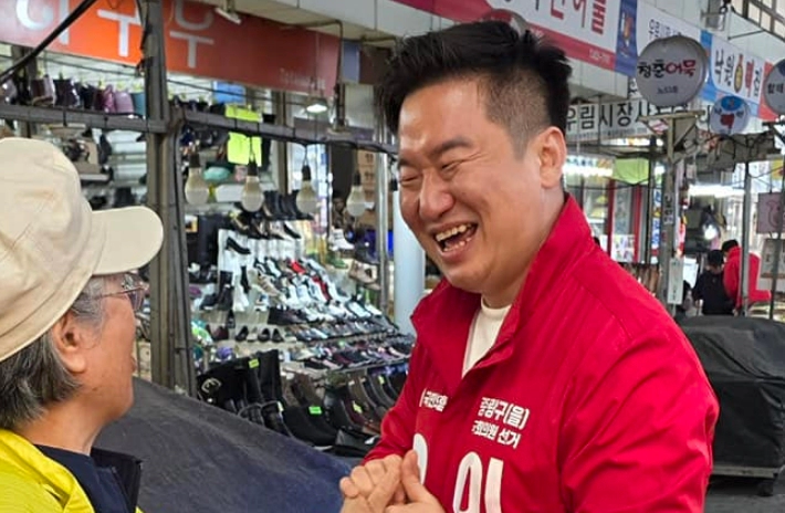 국민의힘 이승환 후보 중랑을 지역구 지지율 여론조사