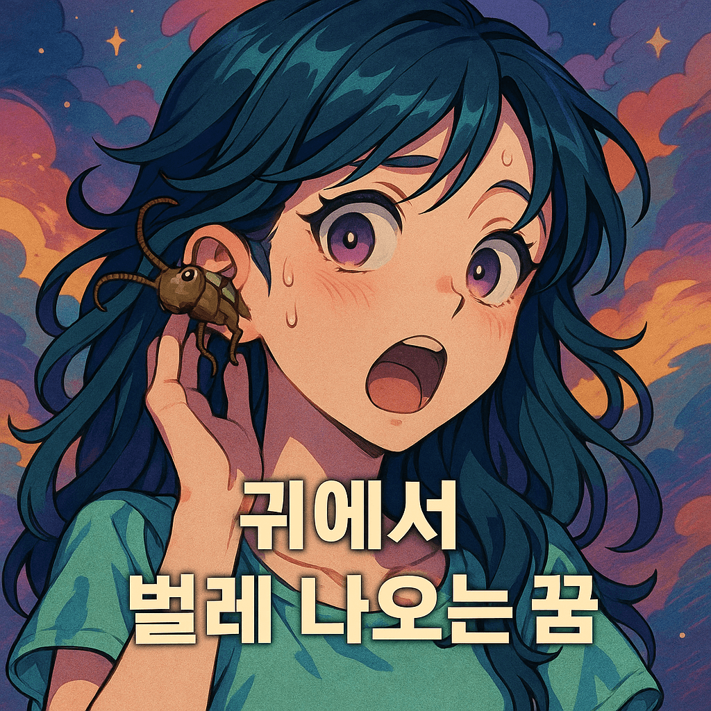 귀에서 벌레 나오는 꿈