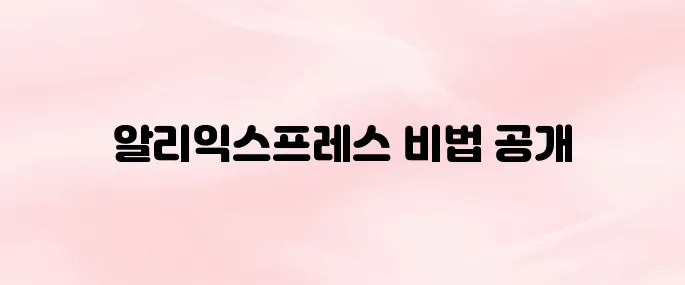 알리익스프레스 구매 방법│회원가입부터 결제·배송까지 쉽게 따라하기