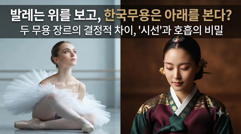 한국무용과 발레, 그 예술적 시선의 차이를 탐구하다 (feat. 신체 정렬과 나의 생각)