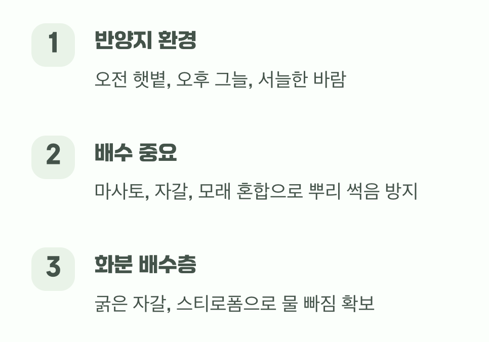 가장 중요한 첫 단추&amp;#44; &amp;#39;자생지 흉내 내기&amp;#39;