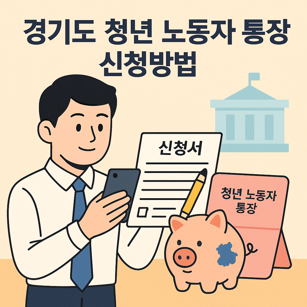 경기도 청년 노동자 통장 신청방법 총정리 (2025년)