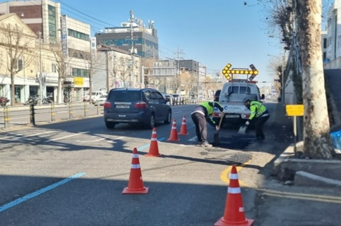 안양 포트홀 타이어 펑크 사고 보상