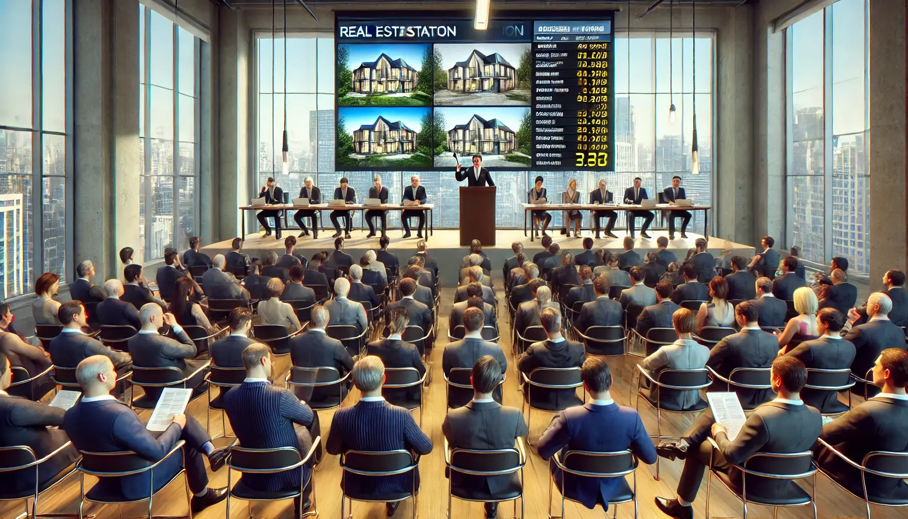 고객님께서 요청하신 부동산 경매 현장의 이미지