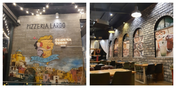 포토존과 실내모습