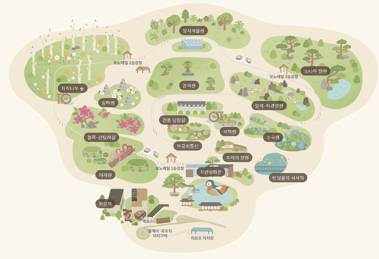 화담숲 테마원 둘러보기