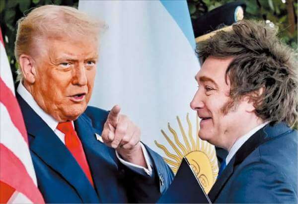 트럼프 대통령의 지원