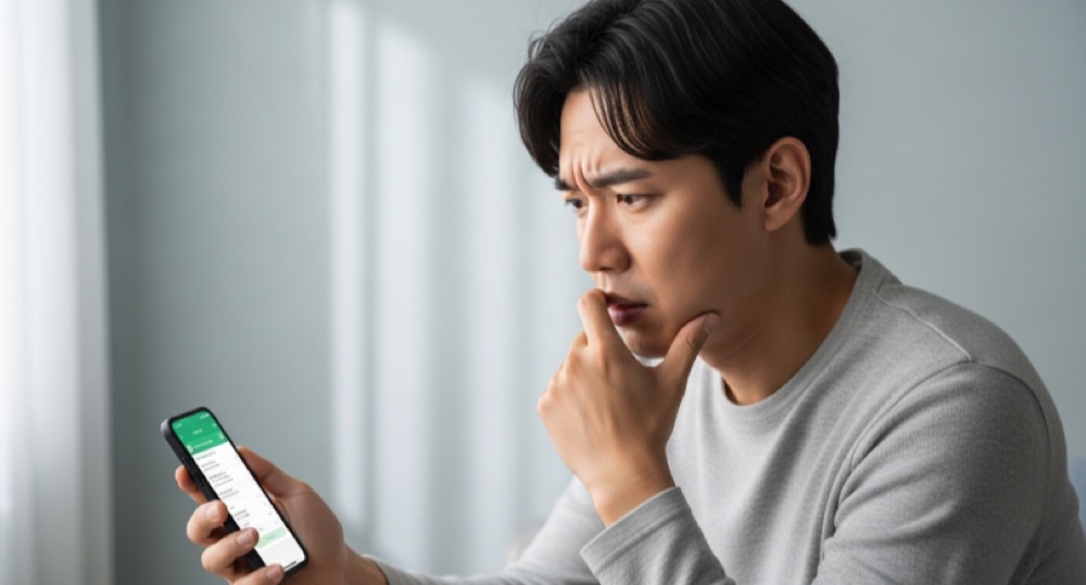 담석증 원인을 의심하고 증상을 확인