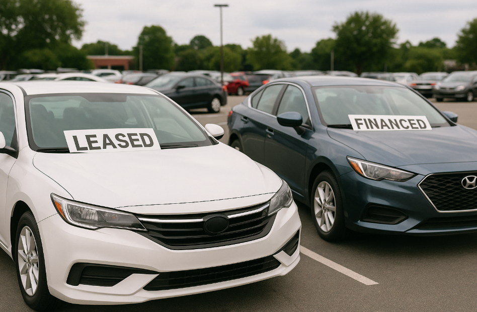 리스한 차와 할부한 차 사진