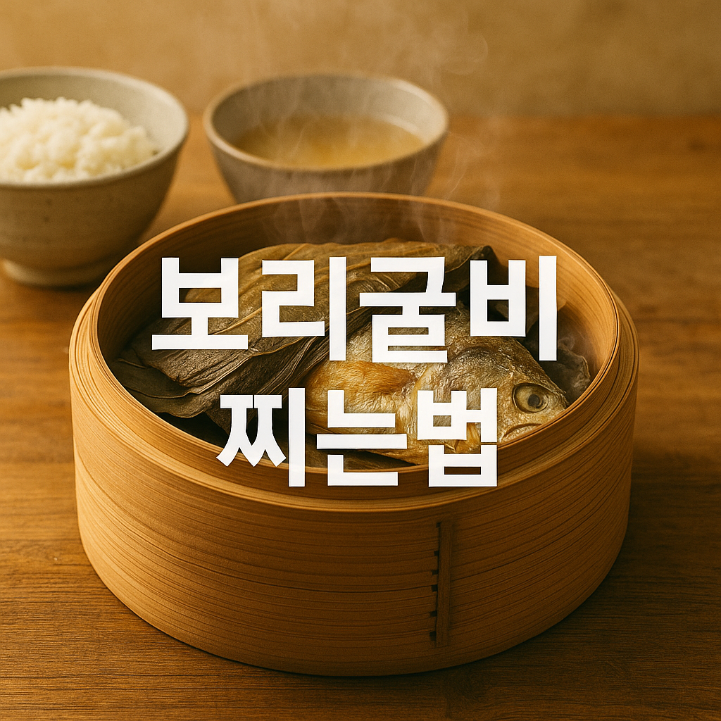 보리굴비 찌는법
