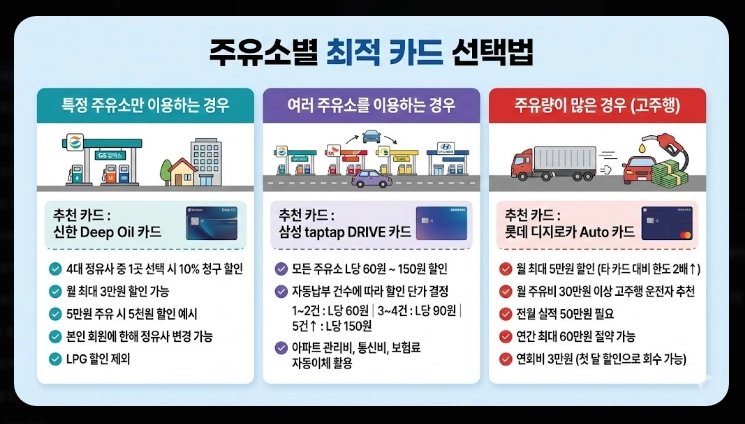주유비 지원 카드 추천