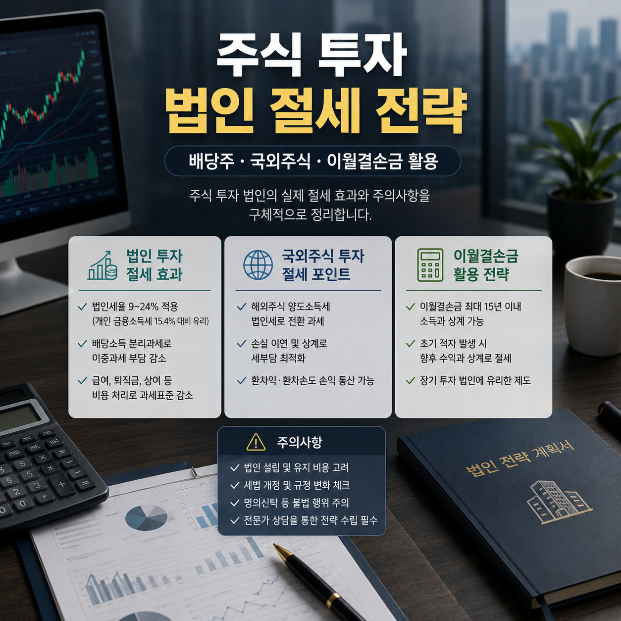 주식 투자 법인 절세
