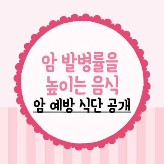 암예방음식