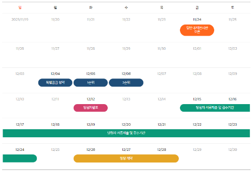 분양일정