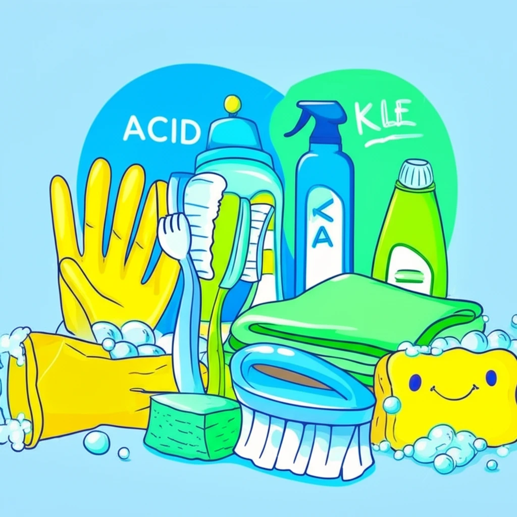 욕실 청소 핵심: 곰팡이, 물때 제거..