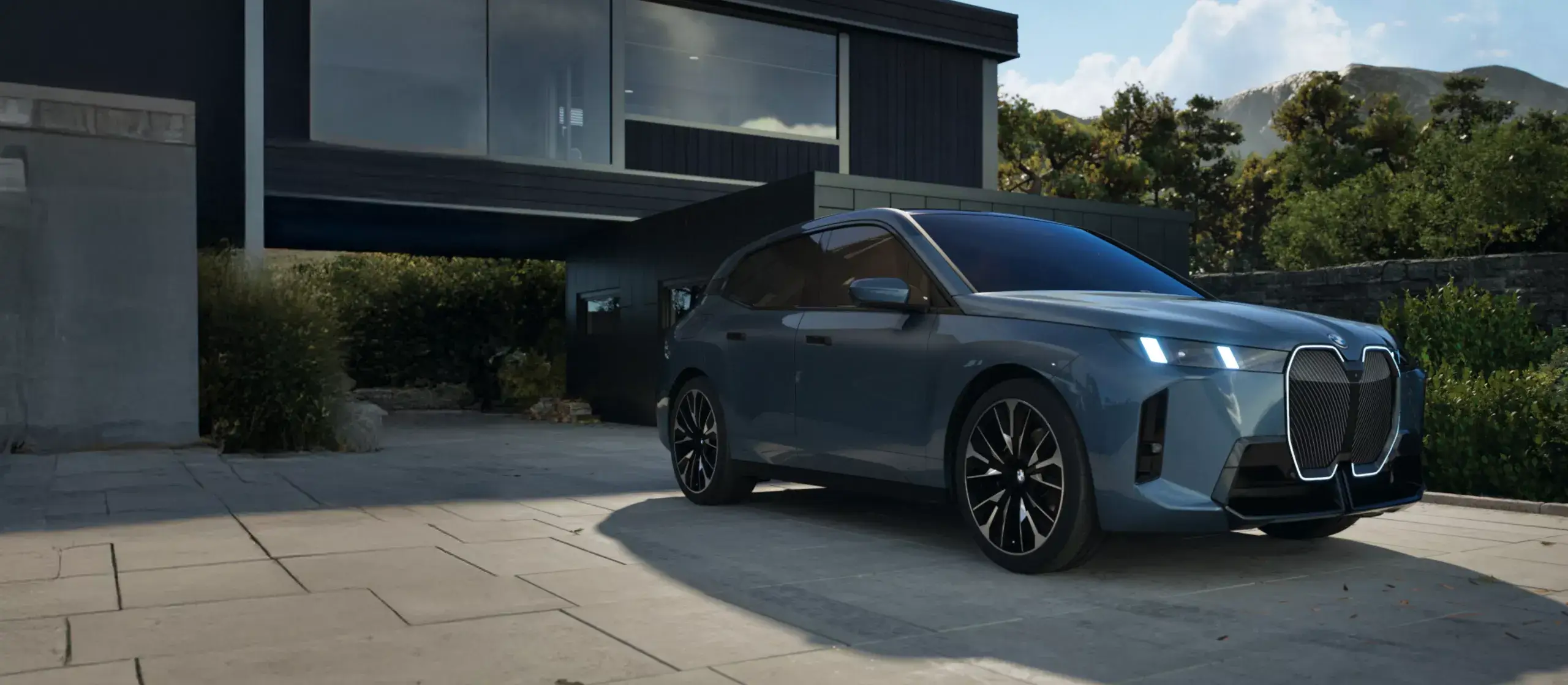 BMW IX 이미지 측면