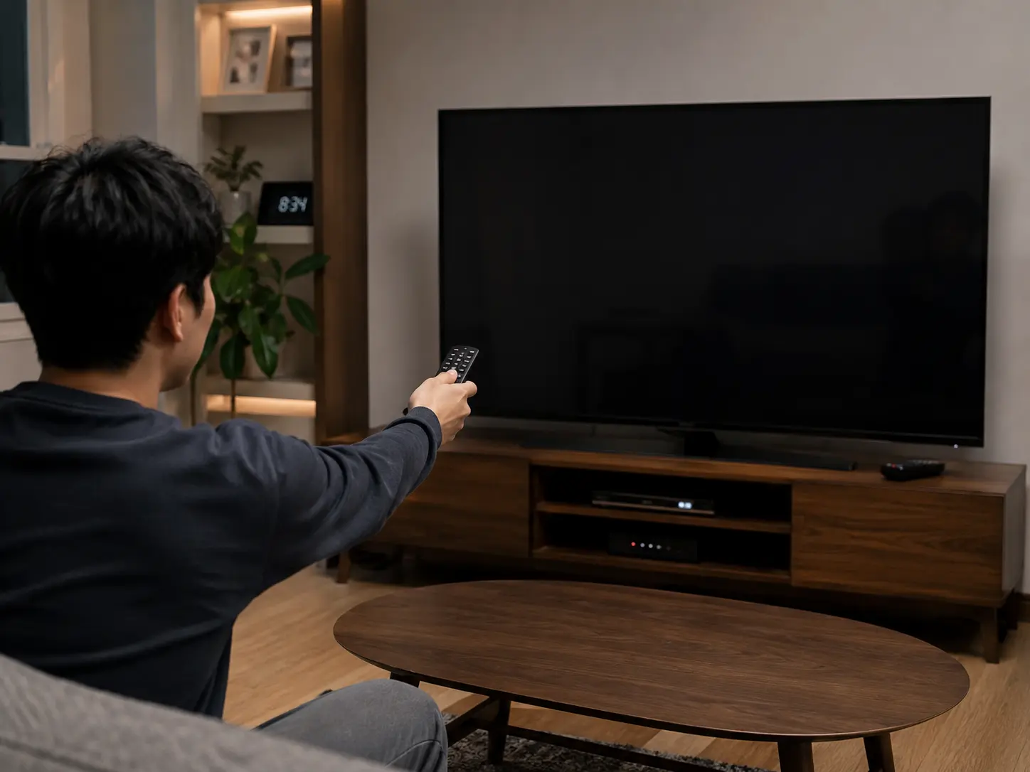 리모컨은 작동하지만 TV가 켜지지 않는 상황