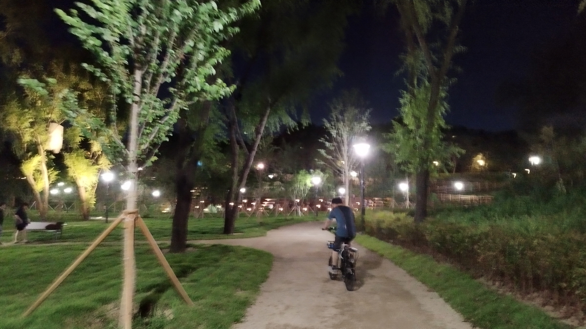 엘파마 스키드 시승중