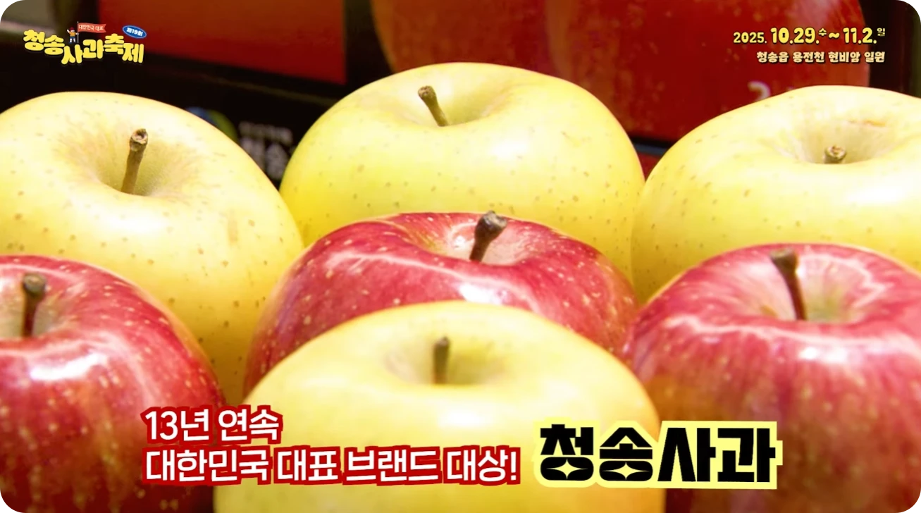 제 19회 청송사과 축제 시작 이미지 사진