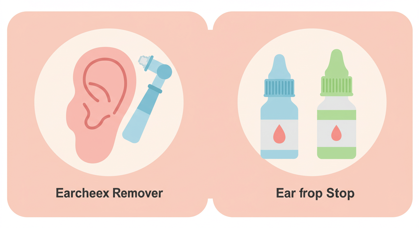 귀지 제거기 vs 귀세정제