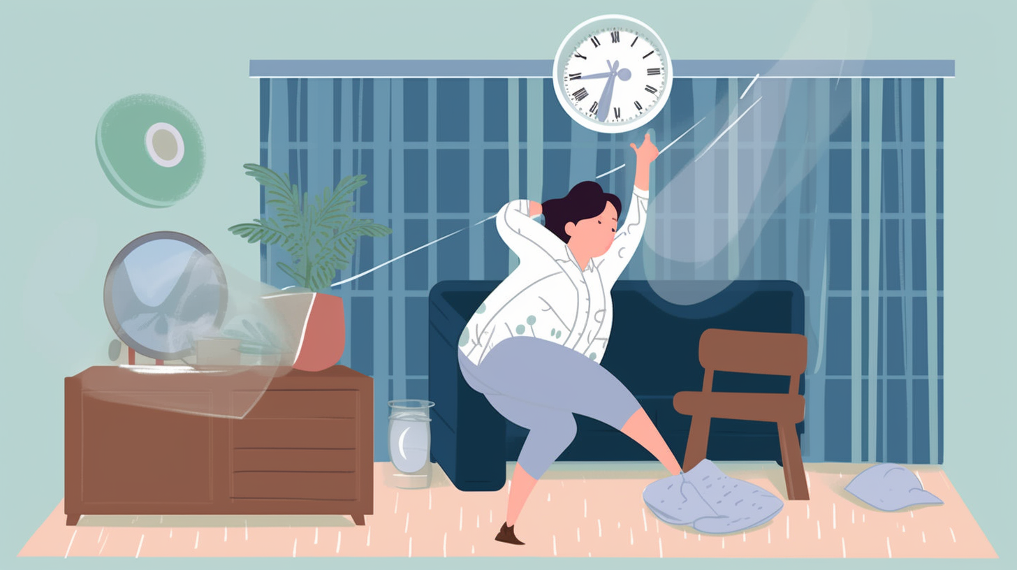 어수선한 공간에서 살지 않는다