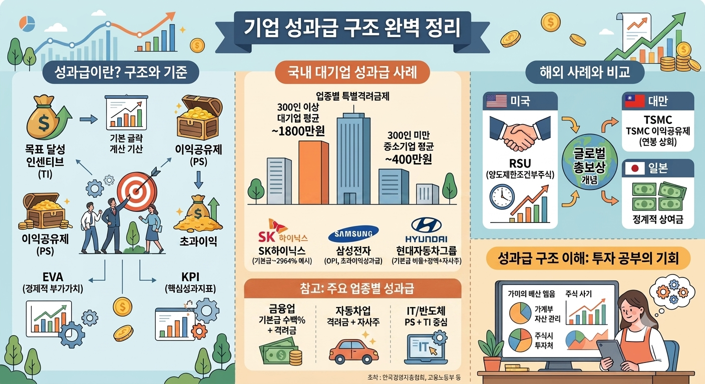 성과급 (인센티브, 대기업, 해외비교)