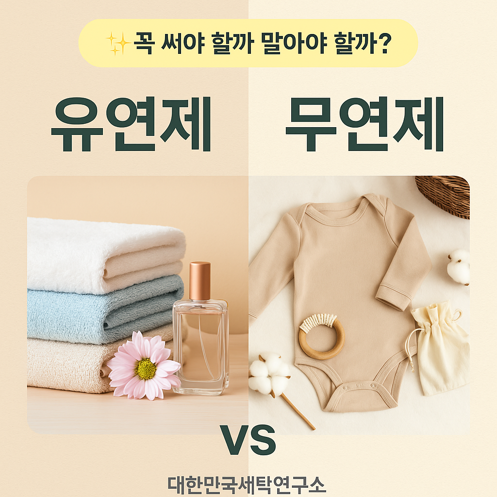섬유유연제, 꼭 써야 할까?