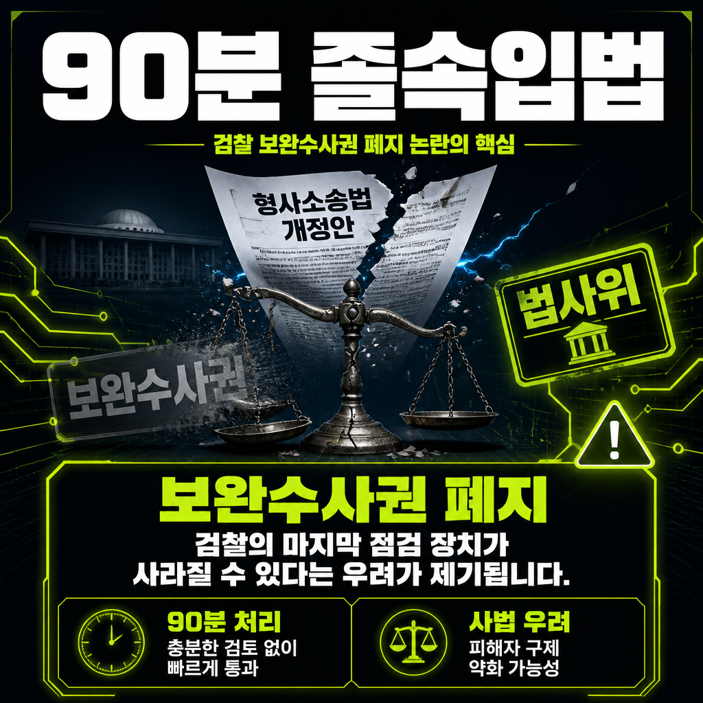 90분 졸속입법