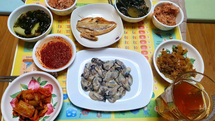 굴-한상-차림